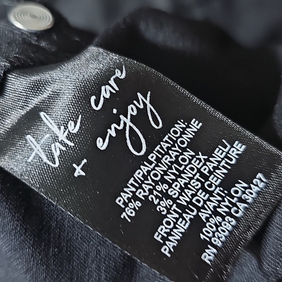 Nic + Zoe Black Skinny Pants Size 2 - Picture 3 of 6